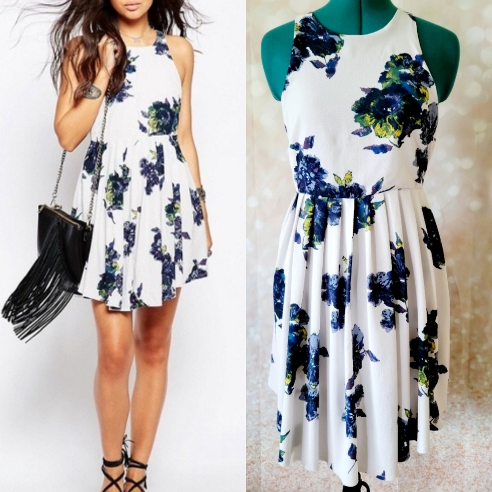 Free People Flutterby Floral Dress